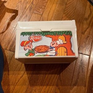 RARE Vintage KEEBLER CRUSTWORTHY RECIPES Plastic Box RARE Advertising Read